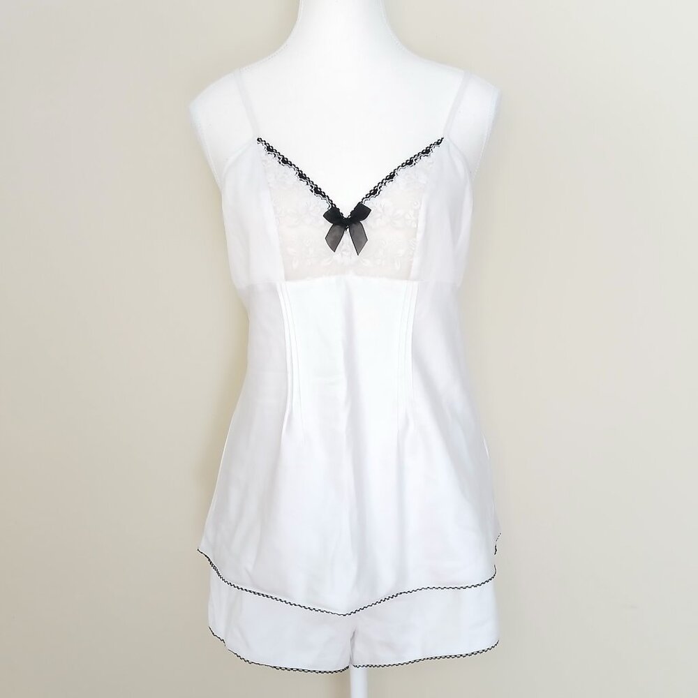 Etam 2 Piece Lingerie Set Camisole & Shorts Size 10